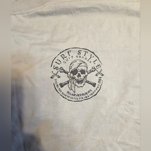 Resort Shirt from resort Located Gulf Shores, AL Pirate Themed - Picture 3 of 5